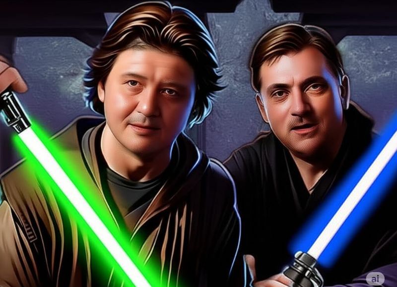 Los armadores bonaerenses libertarios, Carlos Kikuchi y Sebastián Pareja.