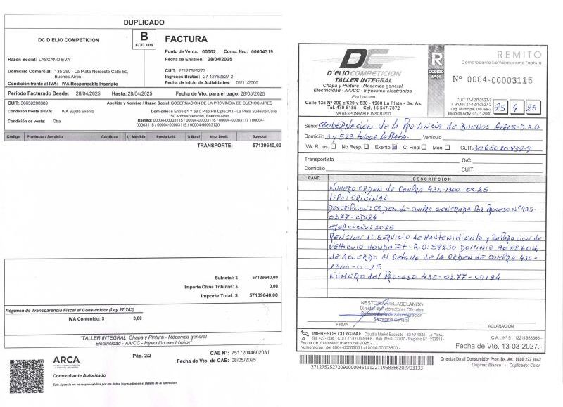 Expedientes de pruebas sobre el caso.