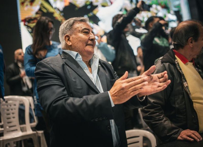 El secretario general del Sindicato de Empleados y Obreros de Comercio y Afines (SEOCA) Zona Oeste, Julio Rubén Ledesma.