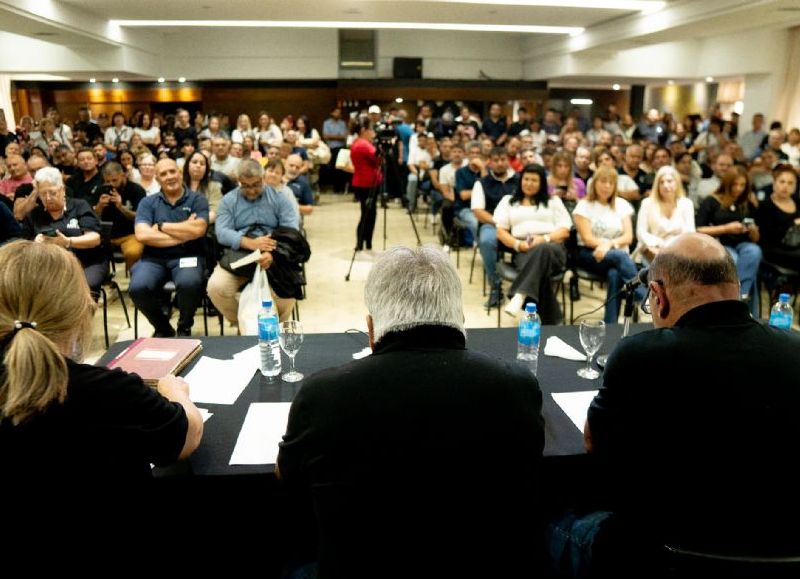 La convocatoria fue muy mayoritaria.