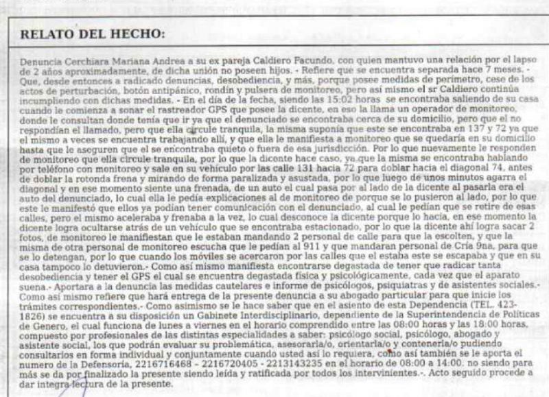 A la espera de una solución rápida, Mariana Cerchiara vive un calvario donde las respuestas tardan y la inseguridad ante su ex pareja, Facundo Caldiero, es cada vez más preocupante.