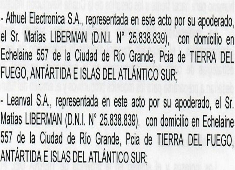 Documento con el que Leanval "invitó" a los 10 operarios que están bajo el Convenio de la UOM a desvincularse, de lo contrario iban q tener que recurrir a la Justicia para reclamar las indemnizaciones.